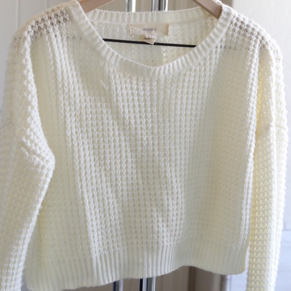 Cropped sweater